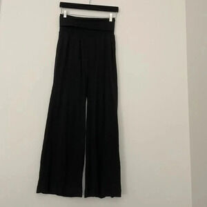 ATM Anthony Thomas Melillo Fold Over Waist Wide Leg Slub Pants Size XS